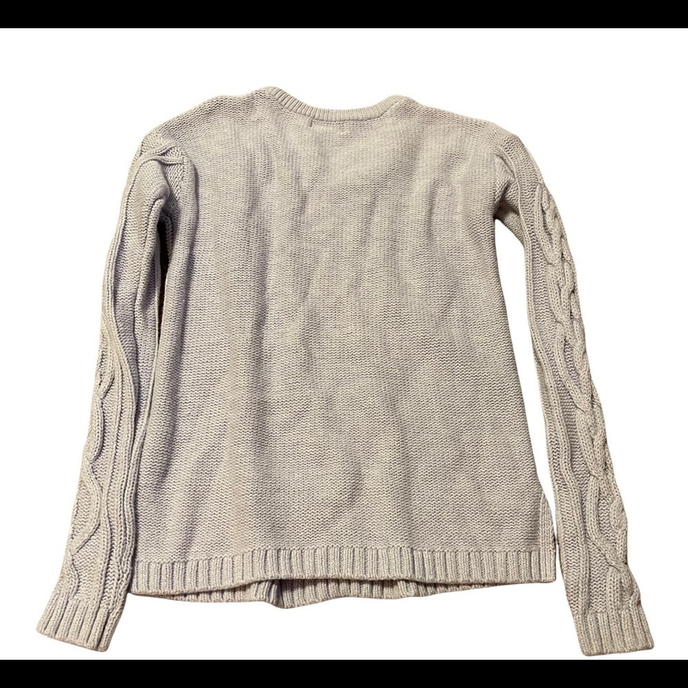 OLD NAVY Gray Cable Knit Sweater - Picture 5 of 5
